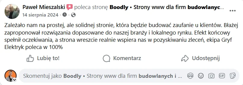 Polecenie Boodly — Paweł Mieszalski