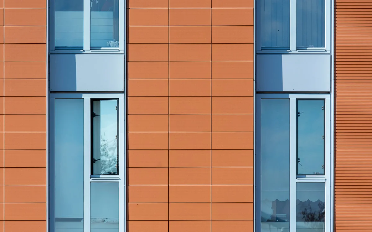 Elewacja z okładziną panelową